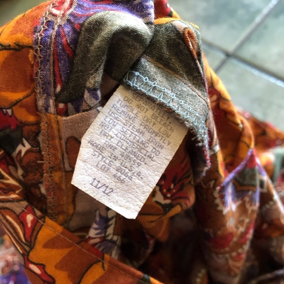 VTG Stacey Michaels Retro Boho Hippie 70s Floral Print Shorts - Picture 9 of 9